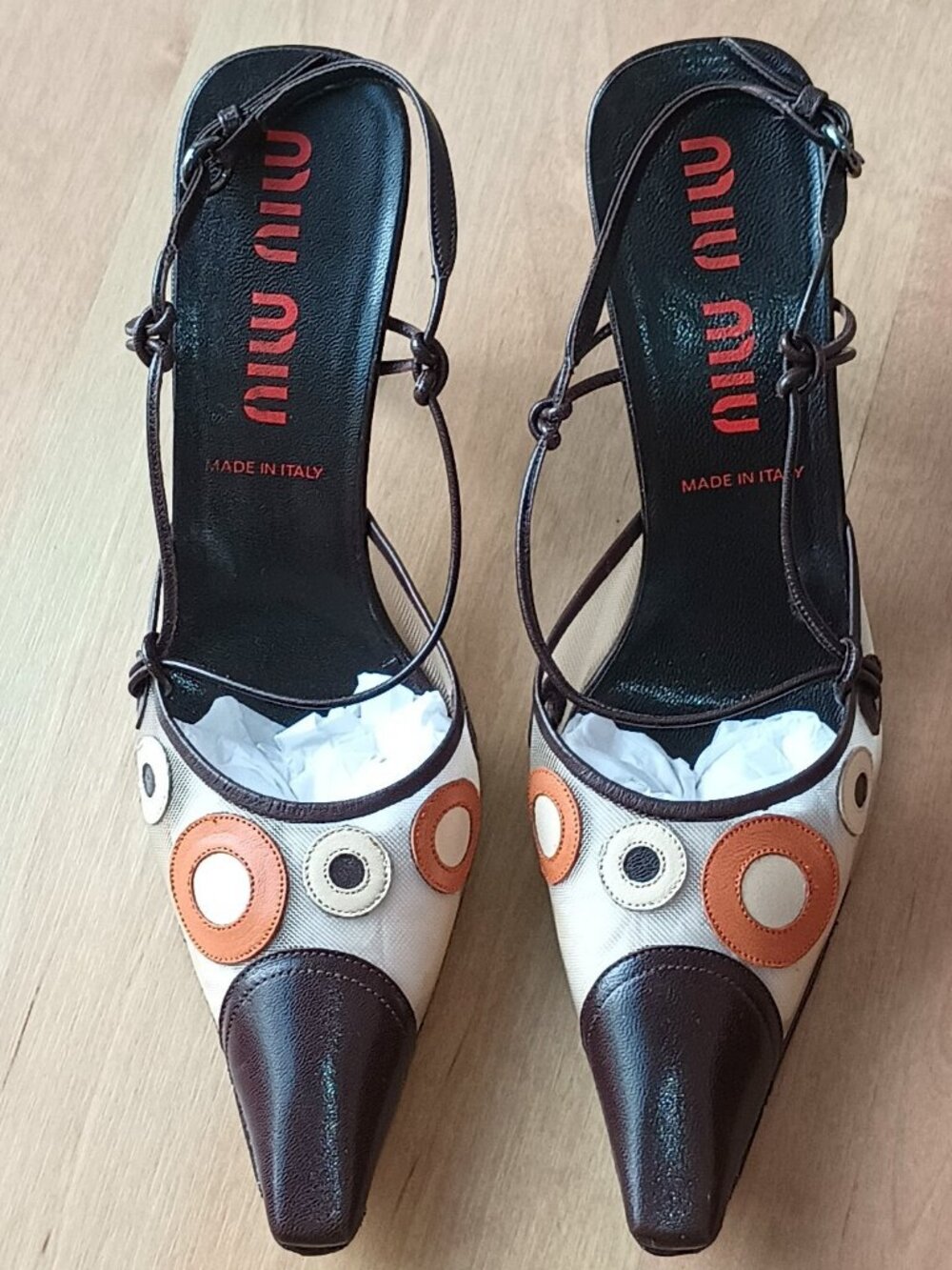 Gorgeous Vintage Miu Miu - size 39 or 8 1/2 - Picture 2 of 10